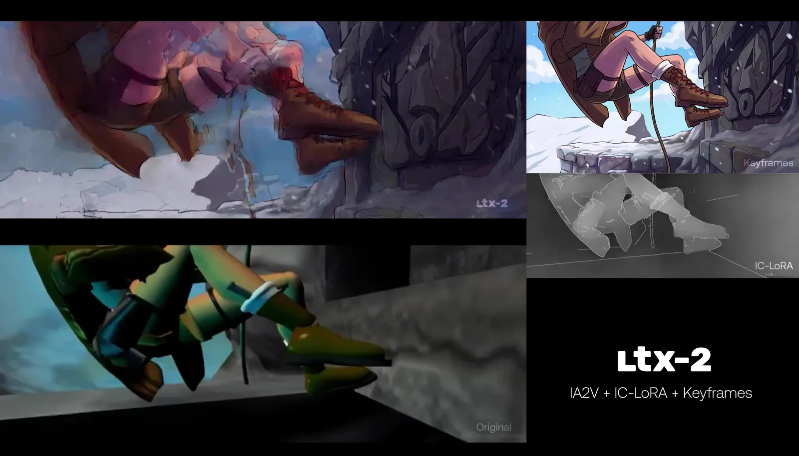 3D → Stylized · LTX-2.3 IC-LoRA